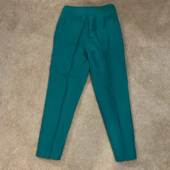 Vintage Together turquoise two-piece pantsuit size 4 - Picture 14 of 16